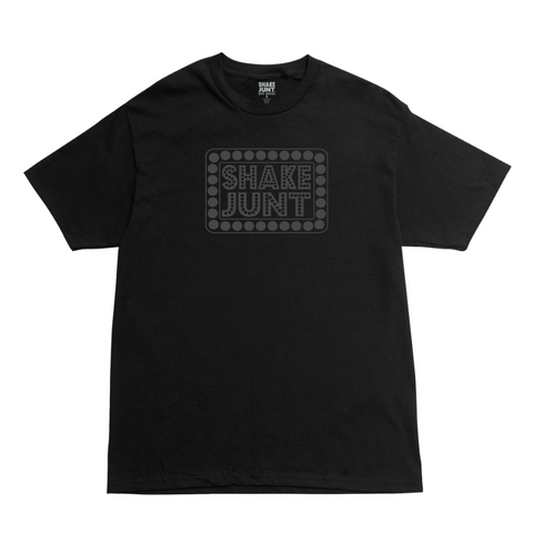 One Pass Tonal Black Tee