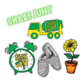 Slippers Assorted Stickers Single