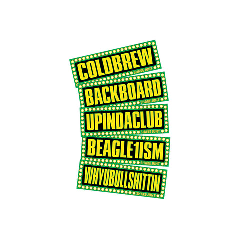Slogans Sticker Single